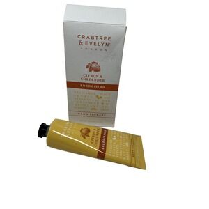 Crabtree & Evelyn Citron & Coriander Energising  Hand Therapy 3.45 OZ New in Box